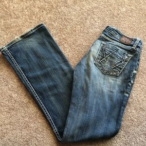 BKE Stella low rise stretch boot cut 26” x 33 1/2”